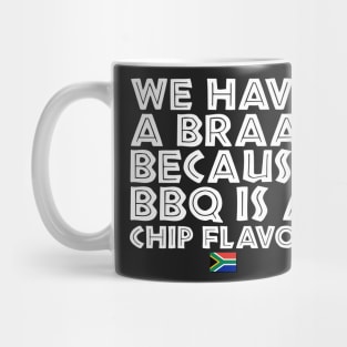 Braai BBQ Joke South Africa Mug
